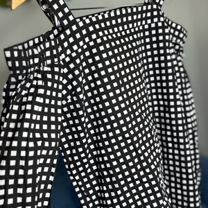 Black and White Checkered blouse